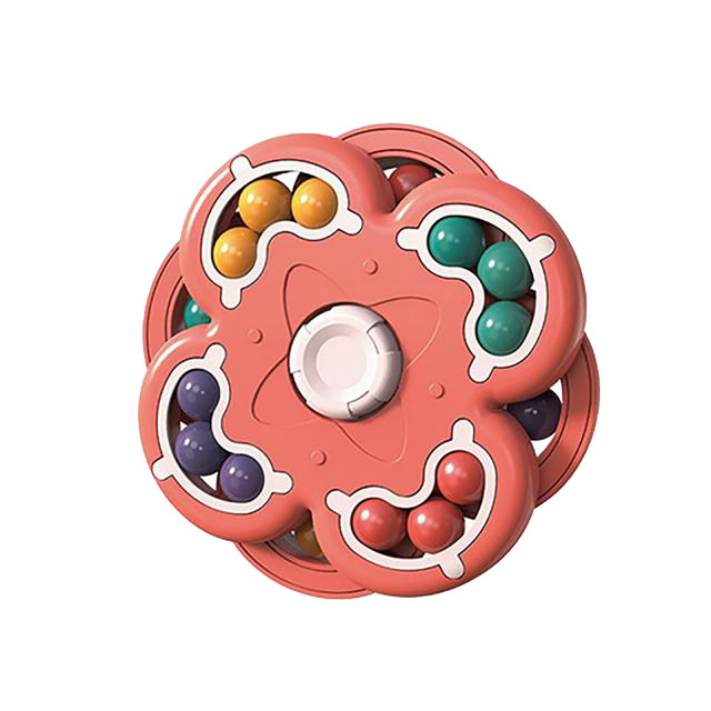 

Fidget Obrotowy Dysk Z Kulkami Czerwony antystres