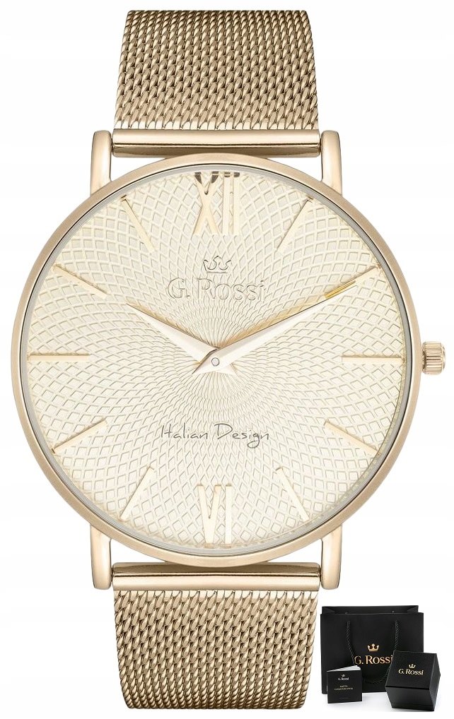 

Zegarek Damski G. Rossi Elissa mesh Box Grawer