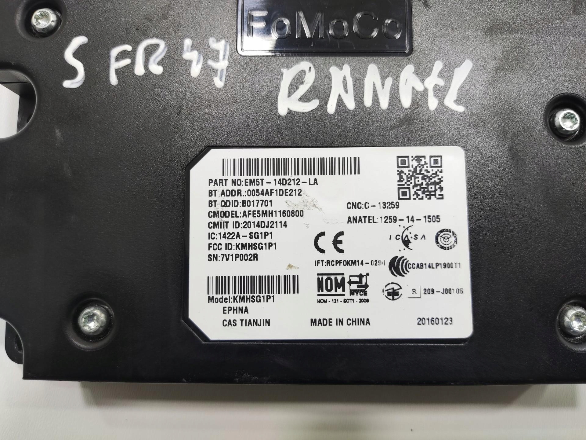 module control unit BLUETOOTH FORD RANGER IV V 2012-2018 EM5T-14D212-LA