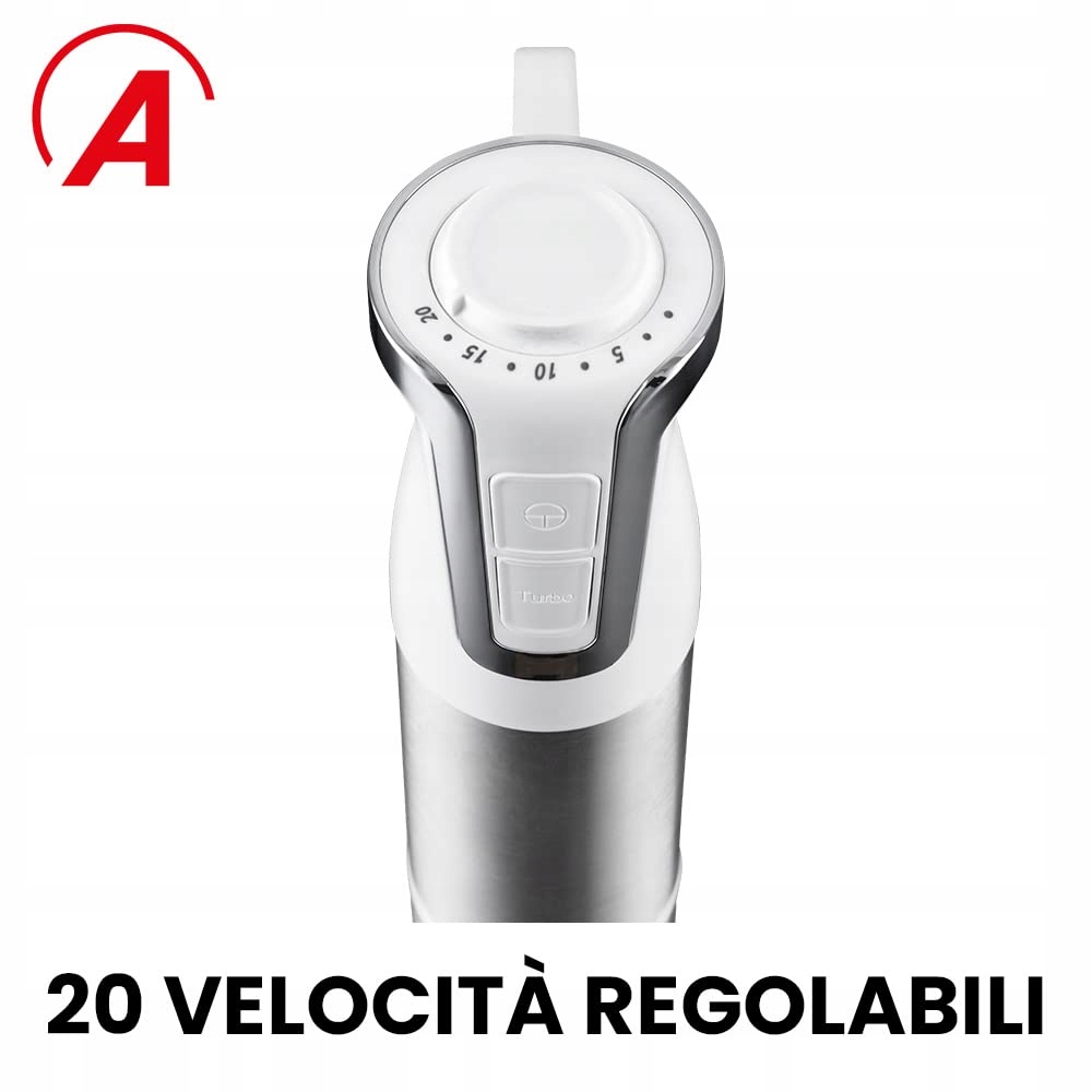 ARDES Profesjonalny Blender Ręczny 4 Ostrza Stal Nierdzewna 2 Prędkości — miniatura 4