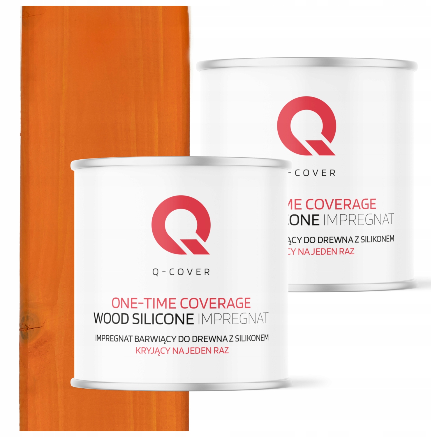 Impregnat Na Dřevo Krycí Na Jedno Použití Barva Uv Barva Oranžová 2X2,5L