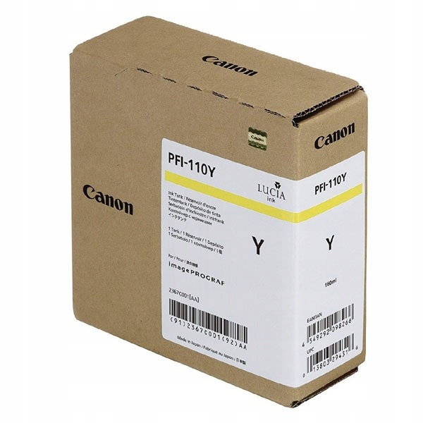 Inkoust Canon PFI-110Y CF2367C001AA žlutý (žlutý)