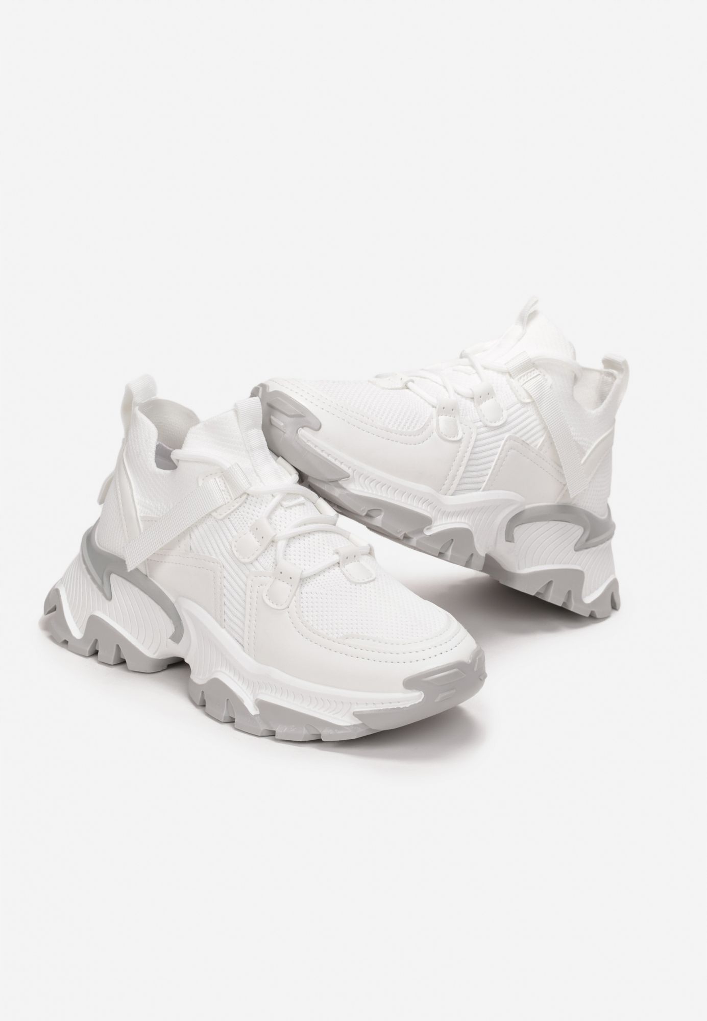 

Born2Be Białe Sneakersy damskie 39