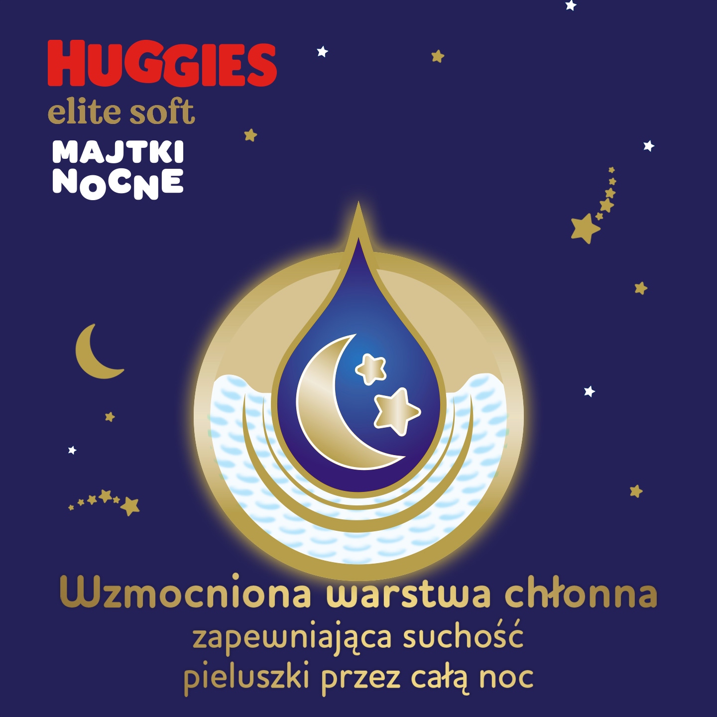 HUGGIES Elite Soft Night Pants 6 (15-25kg) 2x16szt Rodzaj pieluszek pieluchomajtki