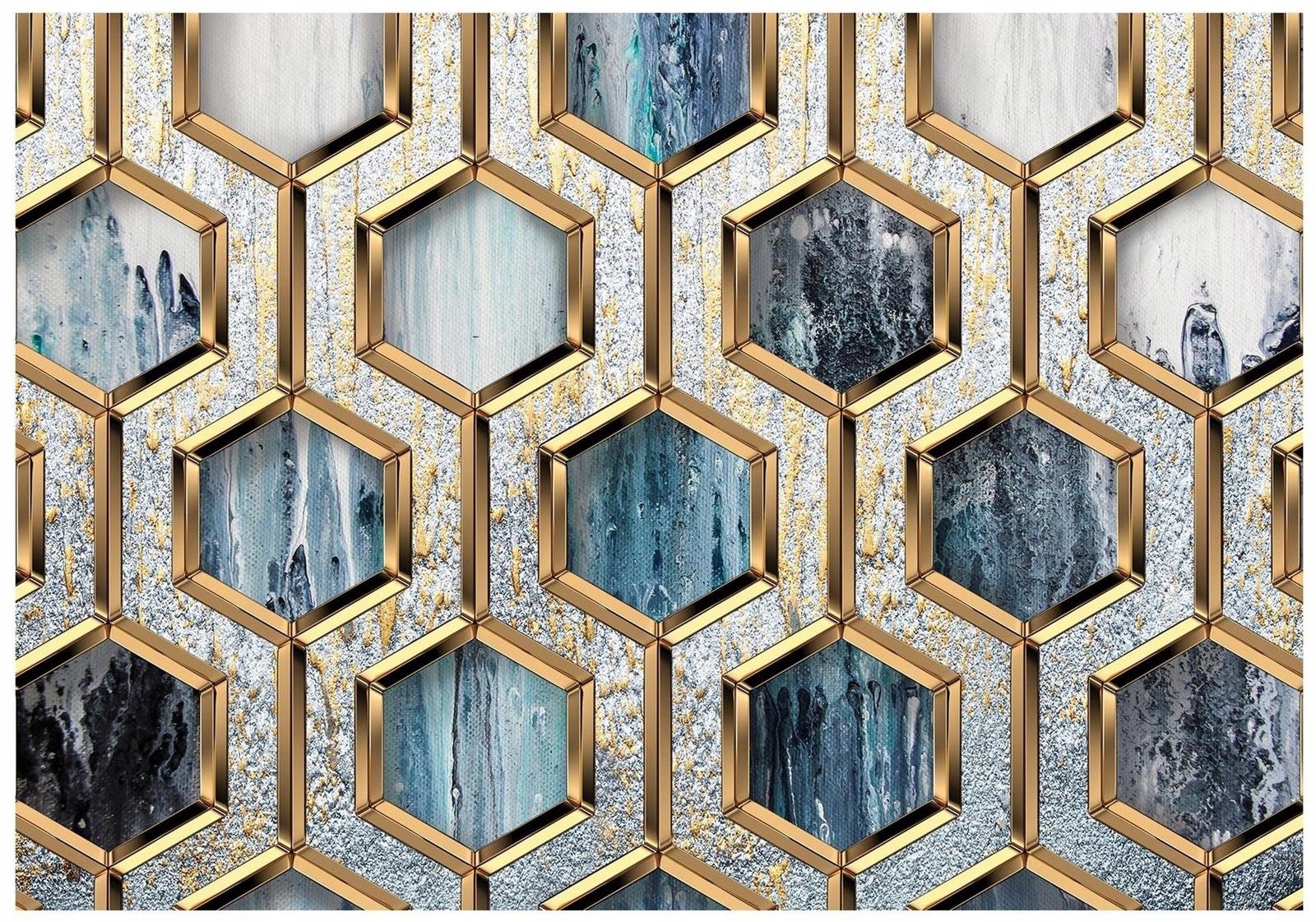 

Fototapeta Heksagony Geometryczna Marmur 368x254
