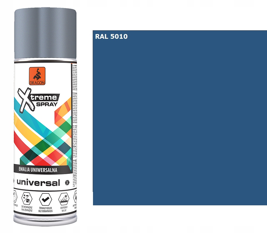 

Emalia Uniwers Spray 400ml Niebieski CI 5010