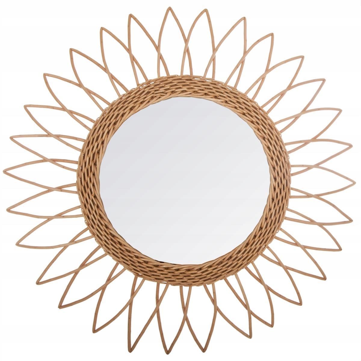 

Wiklinowe lustro do toalety lusterko ścienne 50 cm