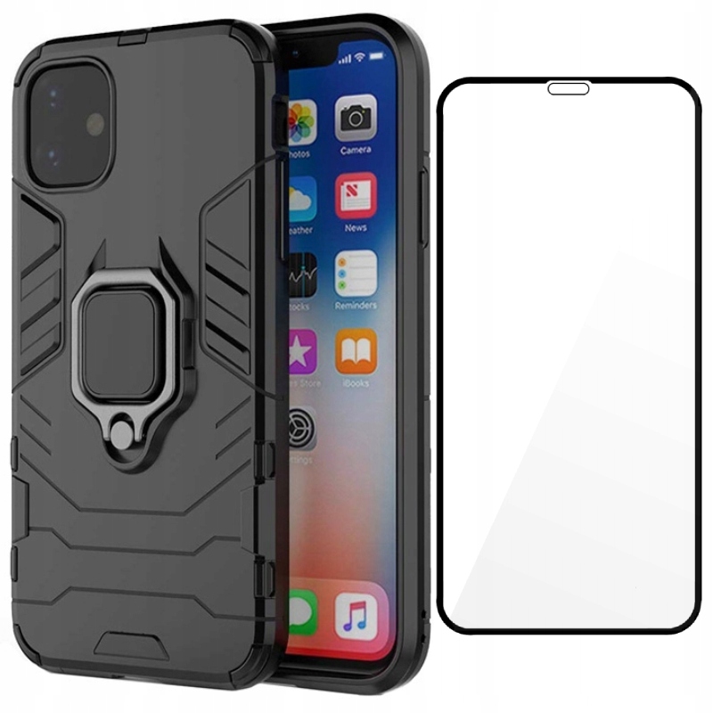 

Etui Szkło do iPhone 11 Case pancerne X-Ring