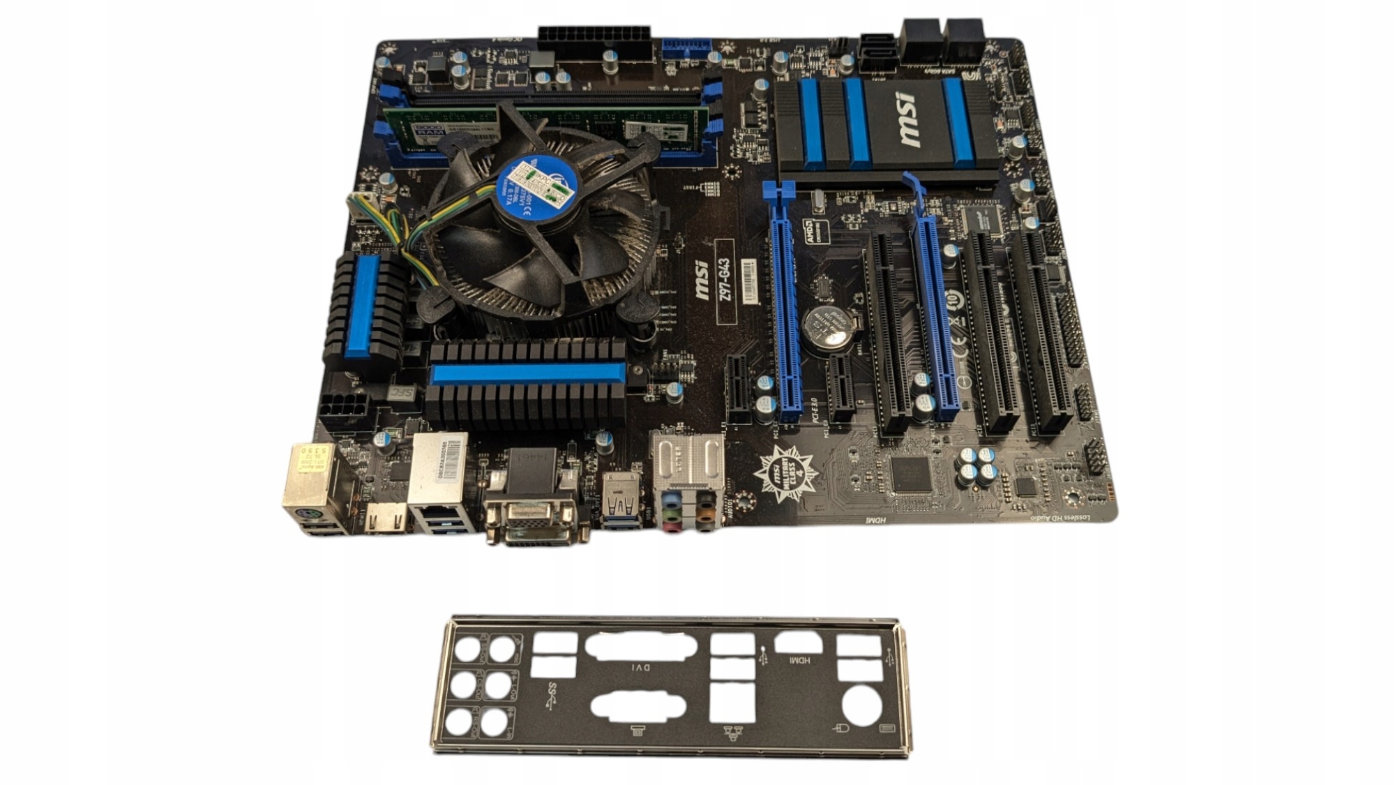 PŁYTA GŁÓWNA MSI Z97-G43 + PROCESOR INTEL I3-4160 + RAM 8GB