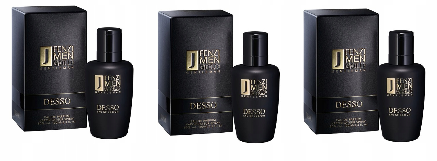 JFenzi Desso Gold Gentleman 3x100ml parfémovaná voda