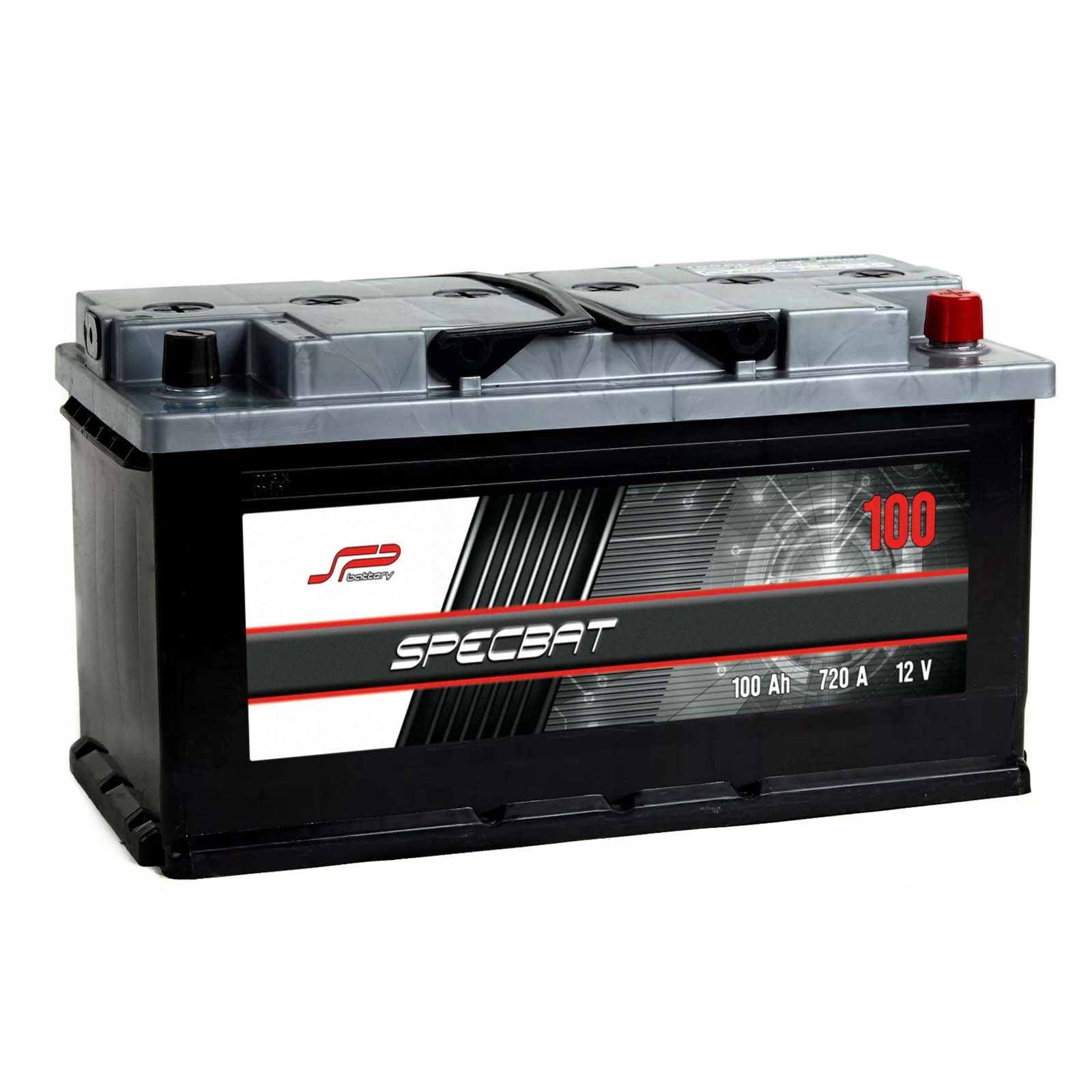 AK-100-ST-SB-P - Аккумулятор SPECBAT 100ah 720a правый плюс