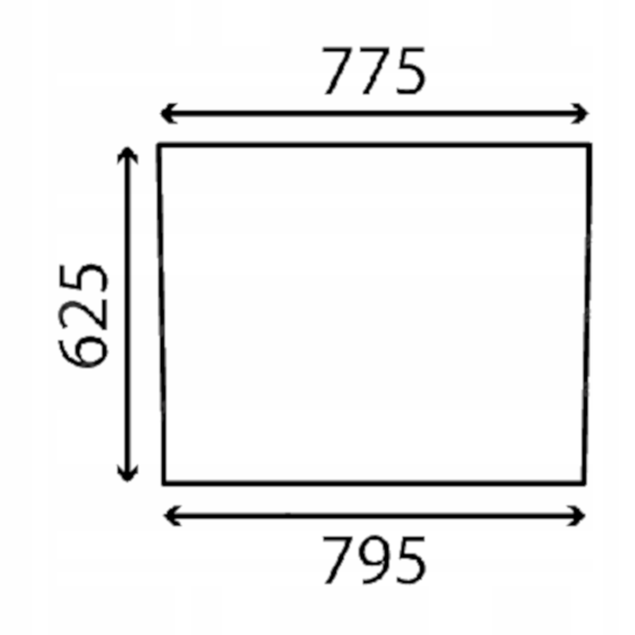 sklo Kubota zadní RG138-46220