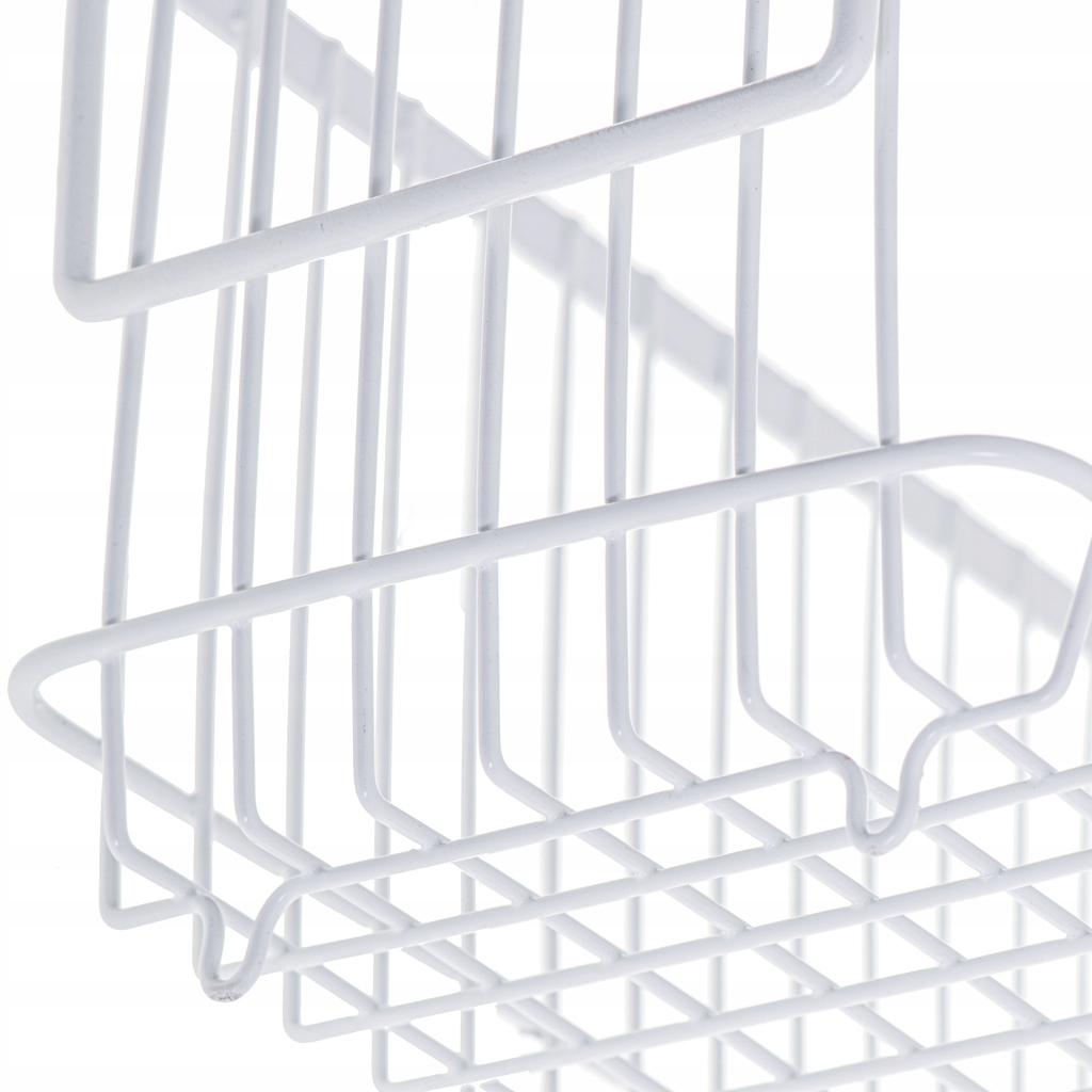 KOSZ KOSZYK NA OWOCE WARZYWA METALOWY BIAŁY Szerokość (krótszy bok) 14 cm