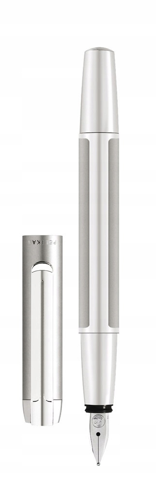 Pelikan pióro wieczne Pura Ef w kolorze srebrnym 952036