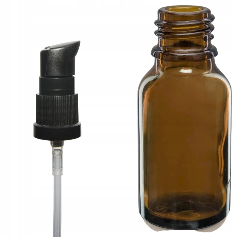 

Butelka szklana 10ml z pompką czarną Tii 5 sztuk