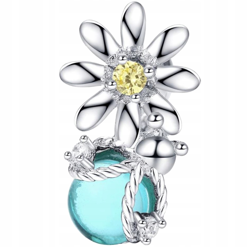 

Charms Koralik Bransoletki Stokrotka srebro pr.925