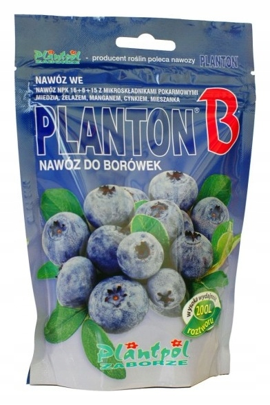 

Nawóz Planton B do borówki 200 g Plantpol