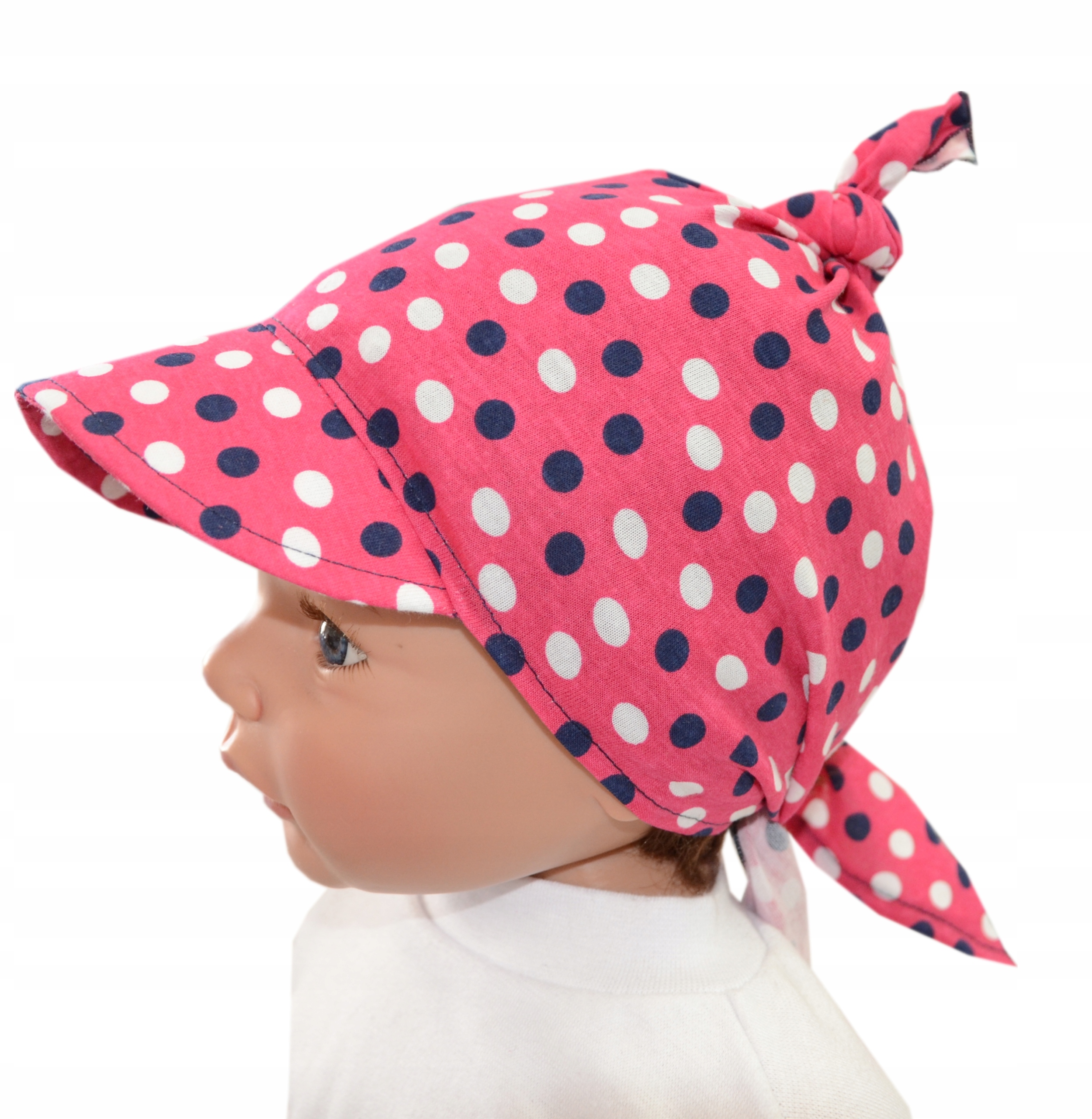 

chusta bawełniana chustka z daszkiem 44-52cm