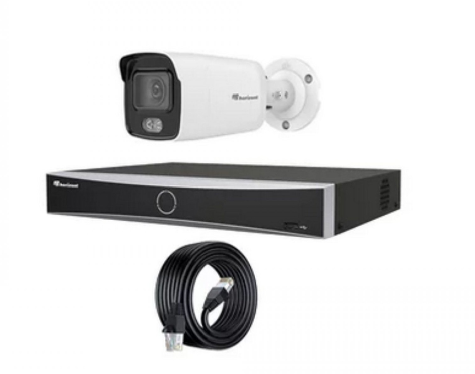 Kamera Do Monitoringu Poziomego 1 Kolorowa Kamera Wizyjna+rejestrator Nvr