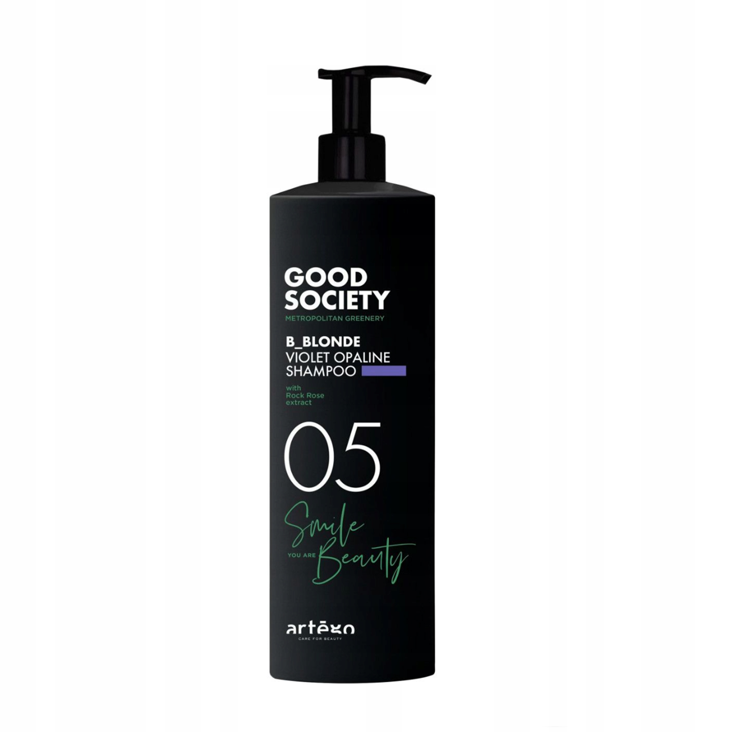 Artego Good Society B Blonde Violet fialový šampon pro blond vlasy 1 l