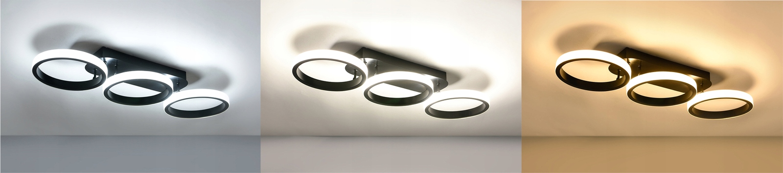 Lampa sufitowa LED Żyrandol Ring 60W Plafon 3 barwy SuperLED + pilot Marka SuperLED