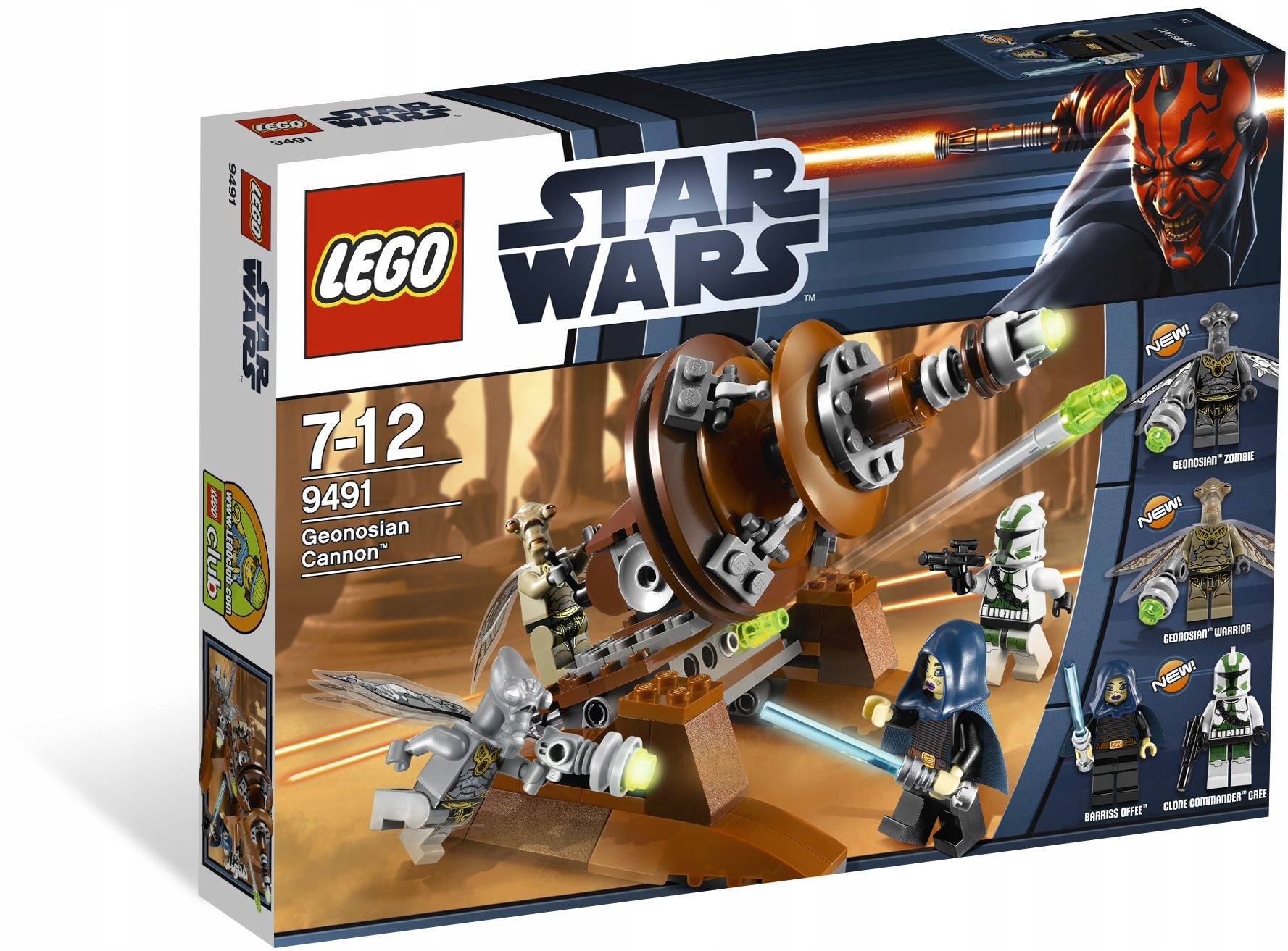 Klocki Lego Star Wars Zestaw Działo Geonosjańskie 9491
