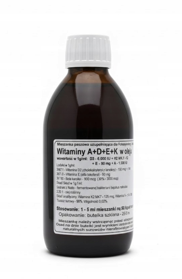 Podkowa Witaminy A+d+e+k Adek w Oleju 250 ml