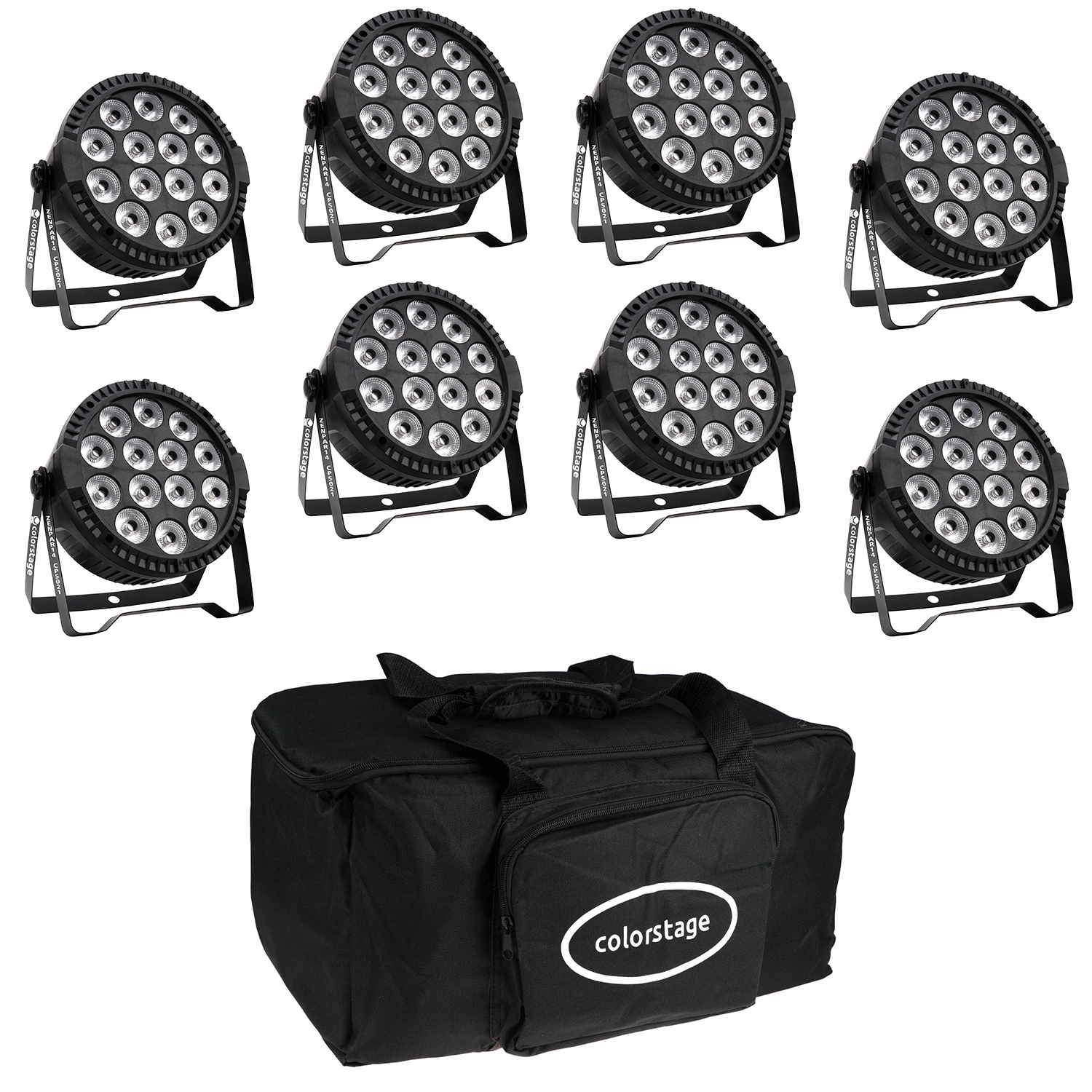 

Zestaw 8X Colorstage Zen Par Led Rgbw 14x10