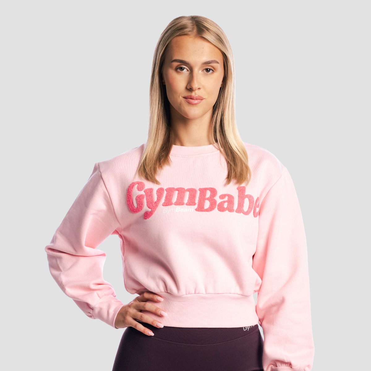 GymBeam Damska bluza GymBabe Cherrybloom M