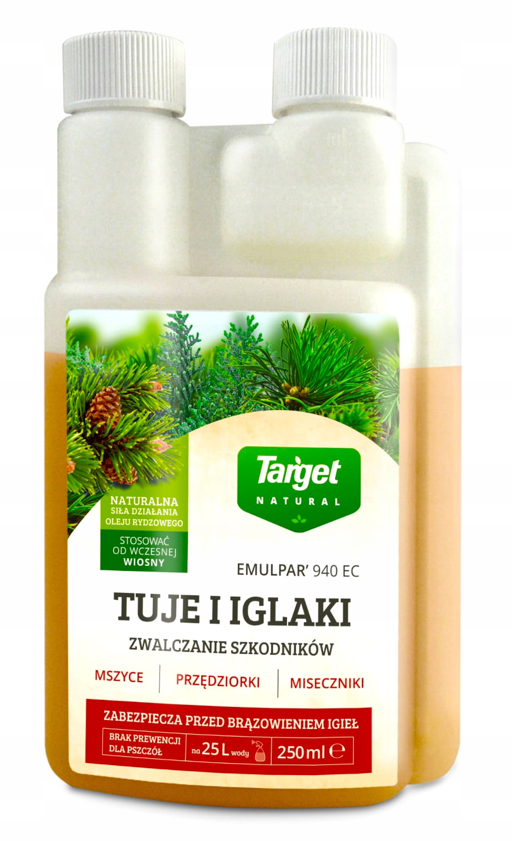 EMULPAR 940EC ДЛЯ ВРЕДИТЕЛЕЙ TUI ХВОЙНЫХ ТЛЕЙ ПАУТИННЫЙ КЛЕЩ 250ML TARGET