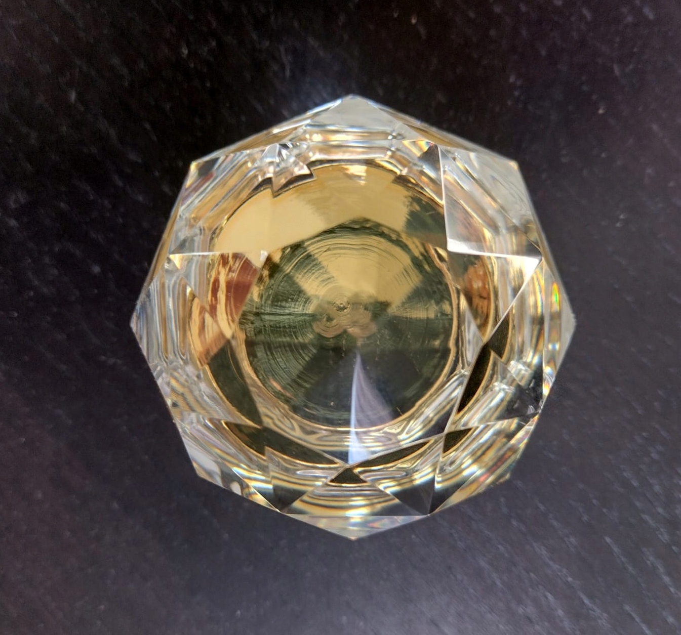 MEGA DUŻA KRYSZTAŁOWA GAŁKA DO MEBLI, UCHWYT ZŁOTO Wysokość produktu 5 cm