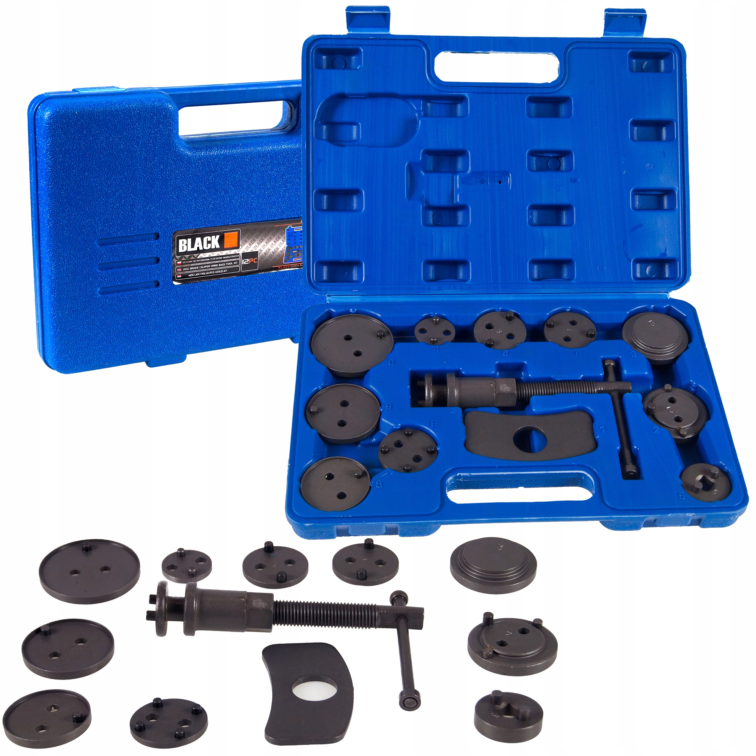 

Zestaw Do Wyciskania Tłoczków Hamulcowych 12 El