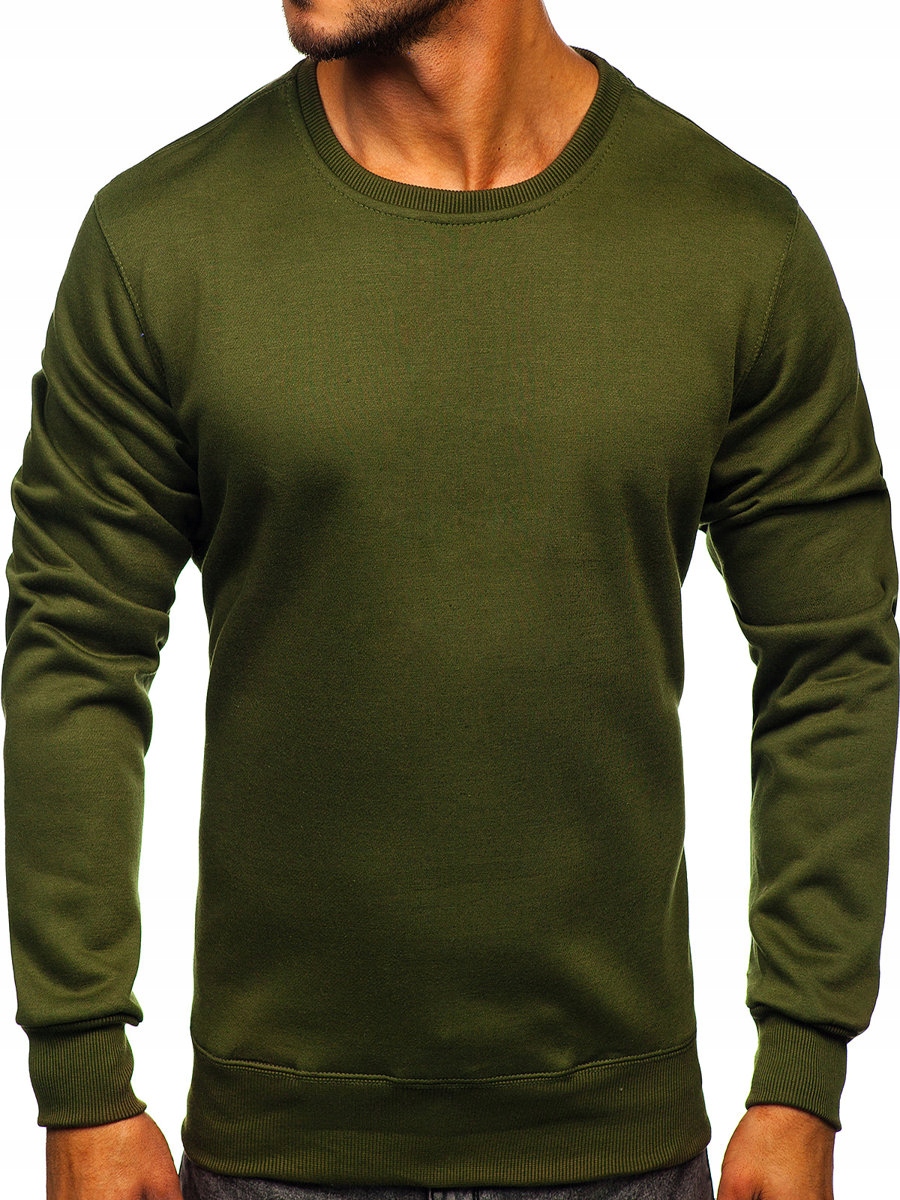 

Bluza Męska Bez Kaptura Oliwkowa 2001 Denley_m