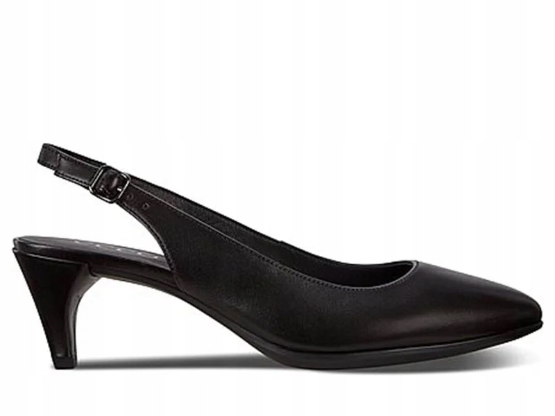 Ecco Dámské lodičky Shape 45 Pointy Sleek velikost 35 černé, kůže