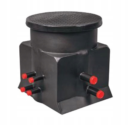 Geotermální rozdělovací studna s rotametry 2