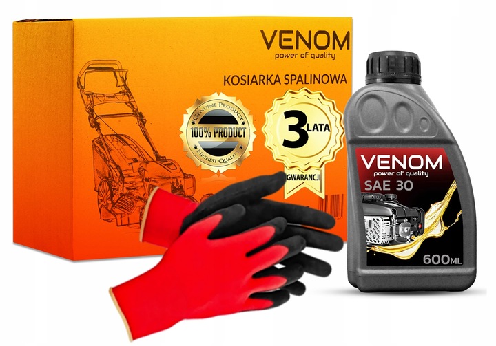 KOSIARKA SPALINOWA BESTIA DO WYSOKIEJ TRAWY NAPĘD TURBO RATO 224 CM³ 9W1 Regulacja wysokości koszenia z regulacją