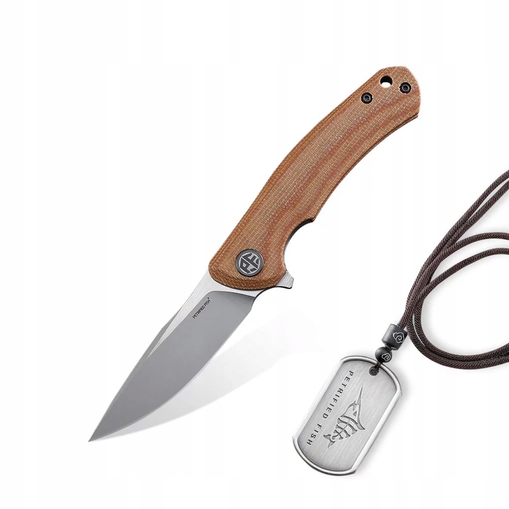Nůž Petrified Fish Warrior X PF-949X Km Khaki Micarta