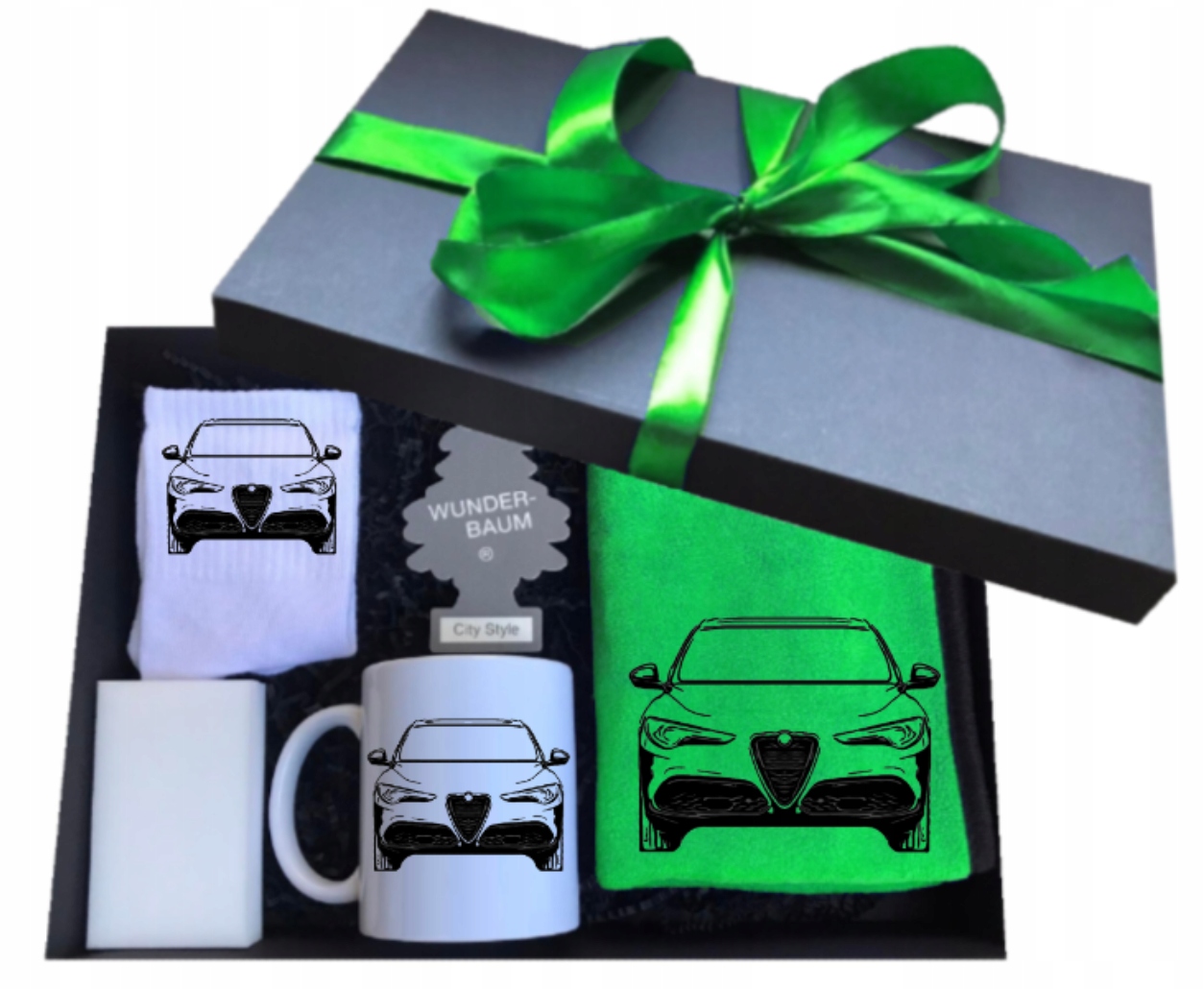 Sada dárek hrnek narozeniny jmeniny pro řidiče auta Alfa Romeo