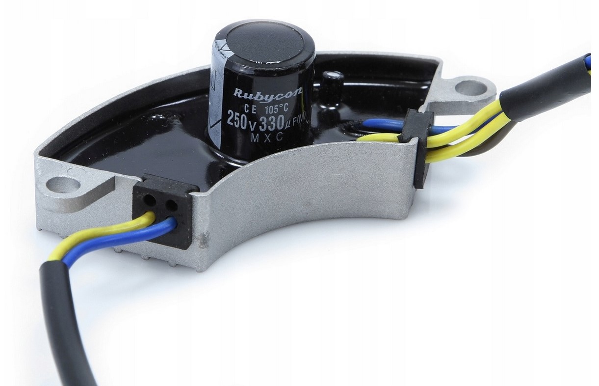 MODUŁ AVR REGULATOR NAPIĘCIA AGREGATU 250V 220uF HONDA GX160 168F OHV 2KW Kod producenta STABILIZATOR NAPIĘCIA REGULATOR 2KW OHV AGREG