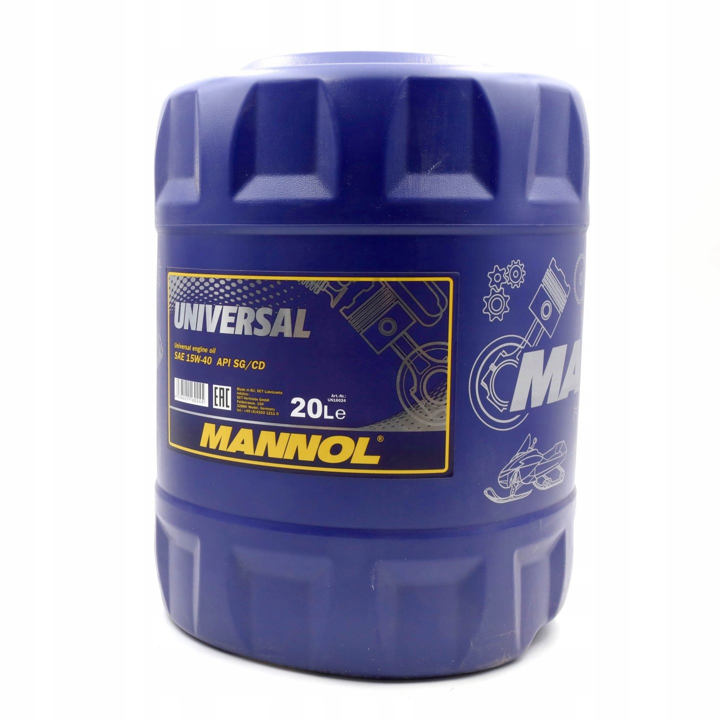 Моторное масло Mannol Universal 15w40 20L