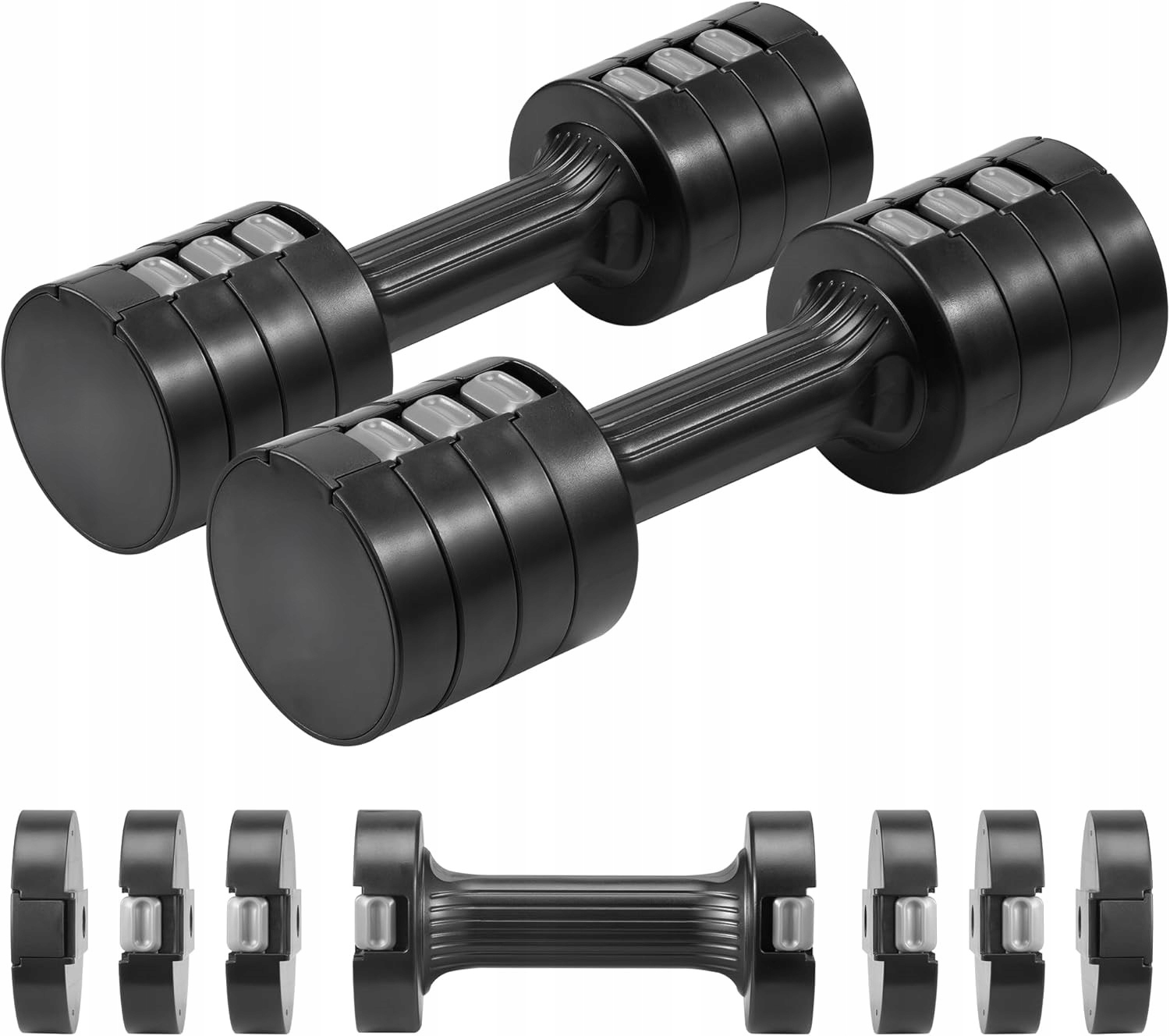 Hantle/ ciężarki regulowane , treningowe/do ćwiczeń w domu Fitness 1-2,5kg