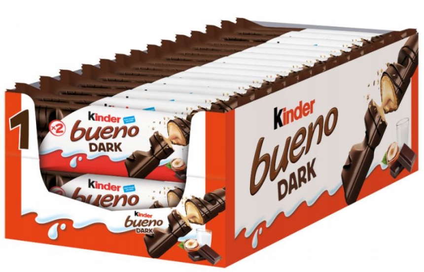 Ferrero Kinder Bueno Dark wafelek w ciemnej czekoladzie 30szt x 43g