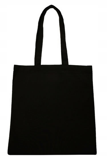 

Torba zakupowa bawełniana 38x42 cm Jhk Black