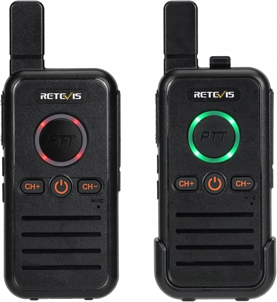 Retevis RB645 Walkie Talkie, Radio PMR446, Podwójne radio Ptt, Usb C, Vox,