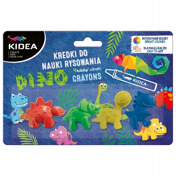

Kidea Kredki Dinozaury Do Nauki Rysowania 4