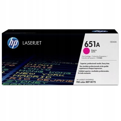Originálny Toner Hp 651A CE343A (magenta)