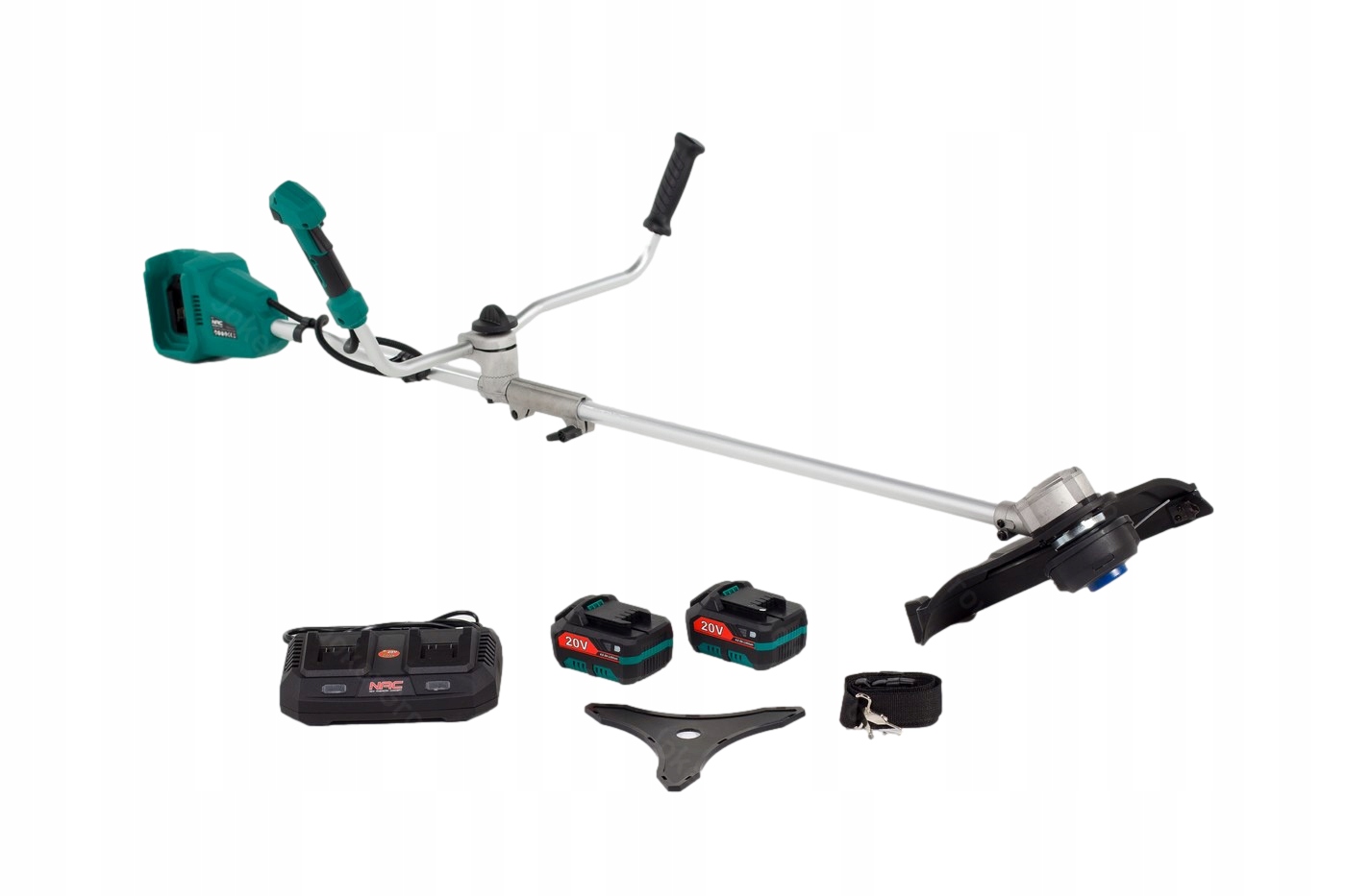 Akumulátorová Kosa Nac BKB-2B40-LI-2X20V AkuMultiSystem Dvojitá nabíjačka!