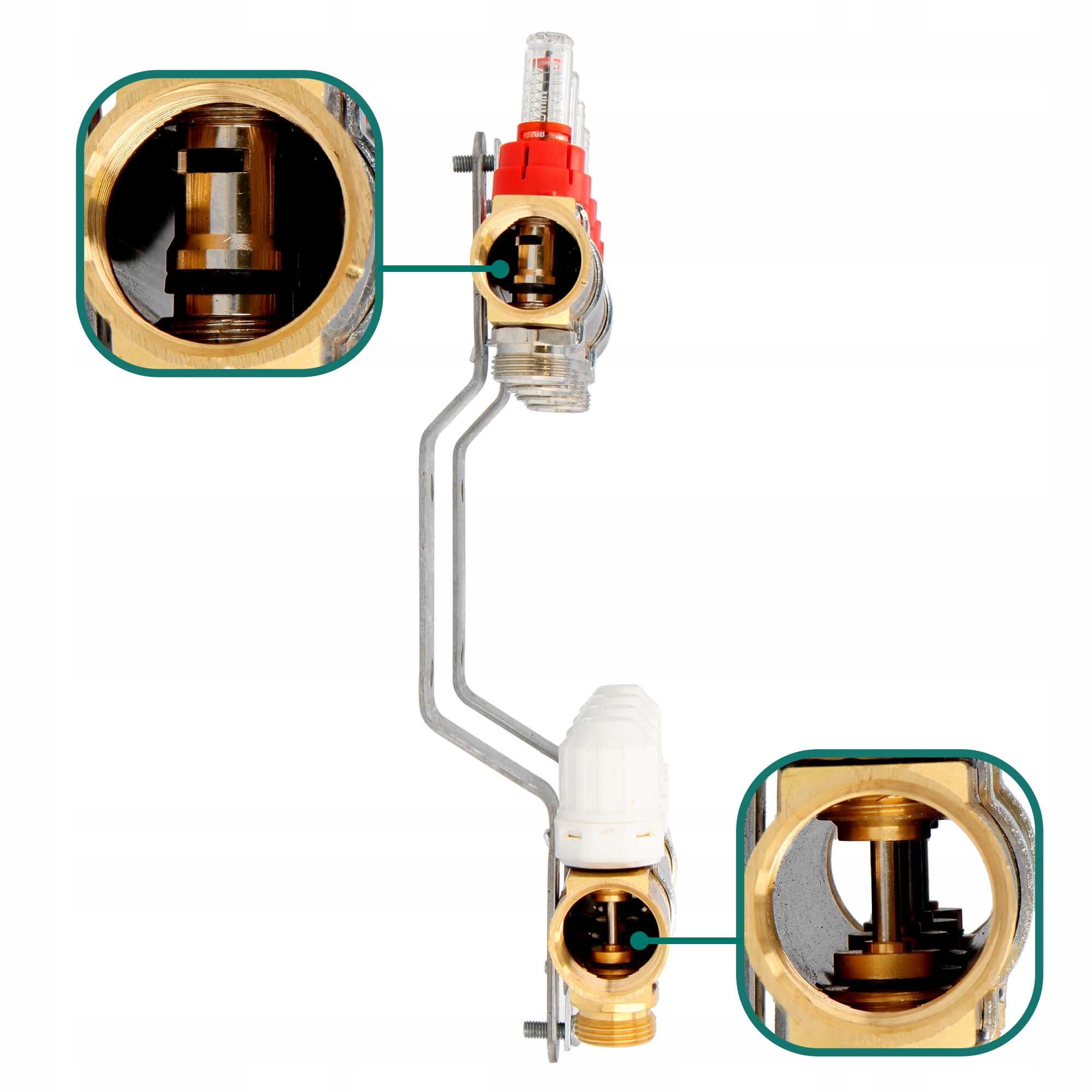 Rozdzielacz ogrzewania podłogowego podłogówki 4 Kod producenta ML010301003-V03