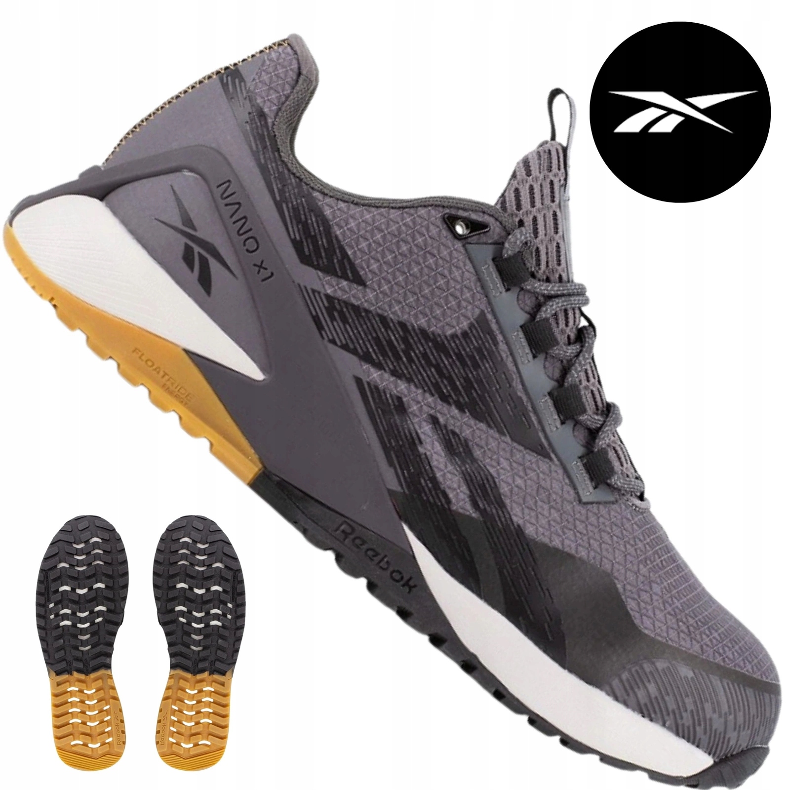 Buty robocze męskie adidasy lekkie Bhp S1P z amortyzacją Reebok IB3481 44