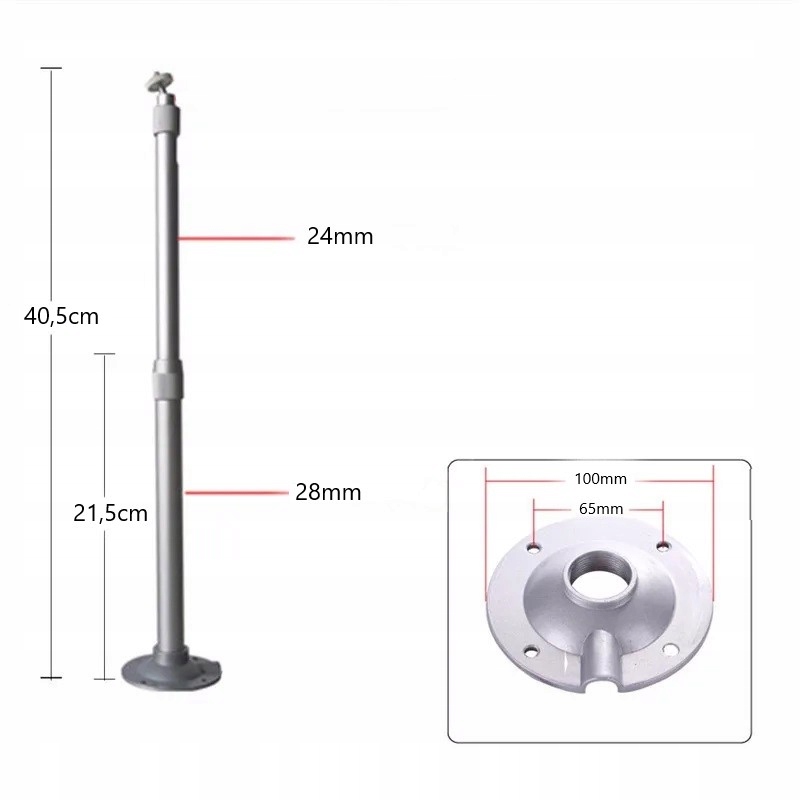 Uniwersalny uchwyt do Projektora Rzutnika Monopods Regulacja 25 - 37,5cm Marka Inna